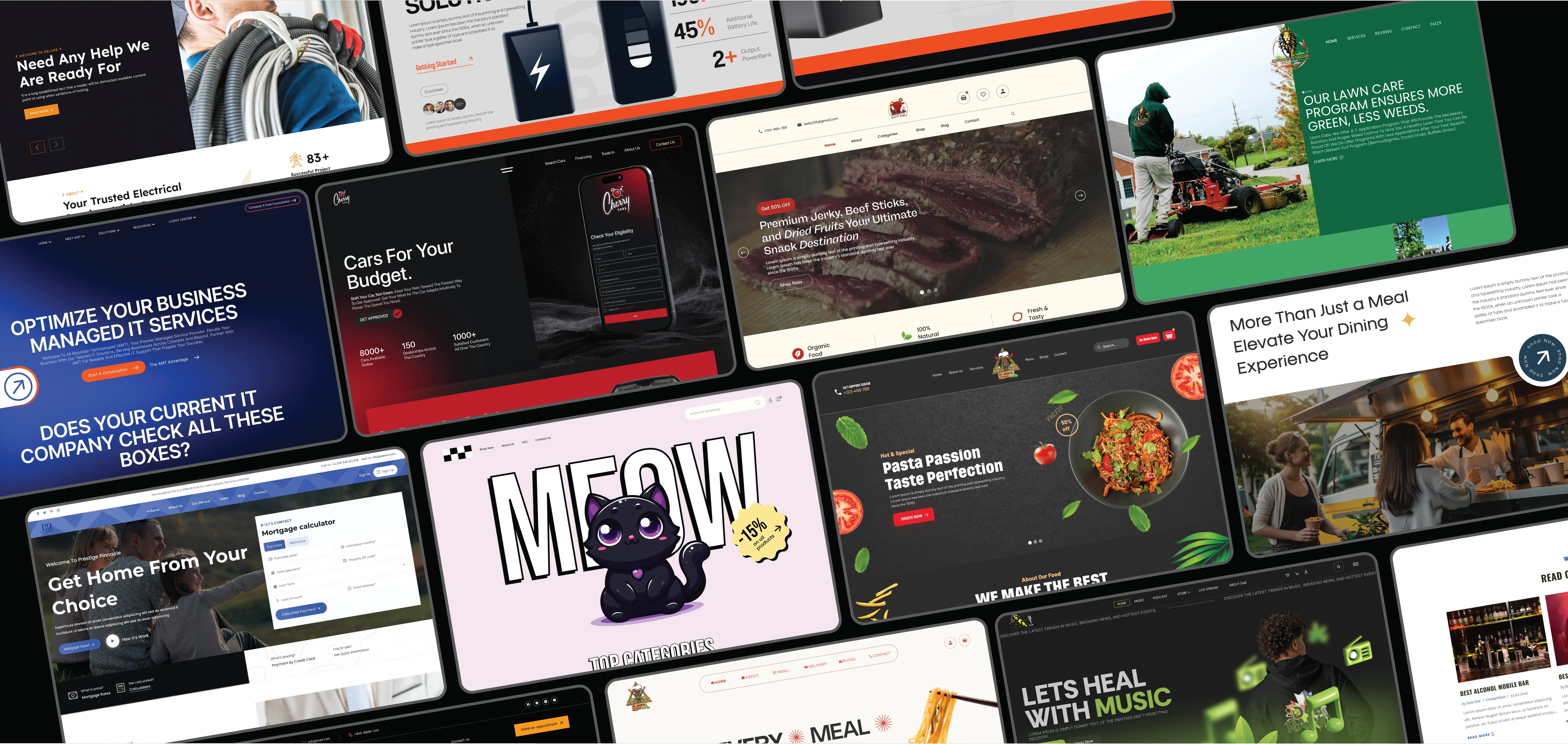 Web design projects